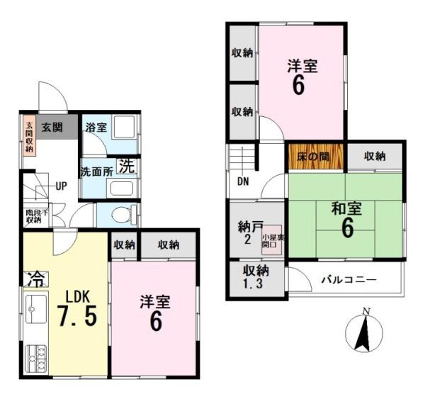 北本下石戸　貸家
