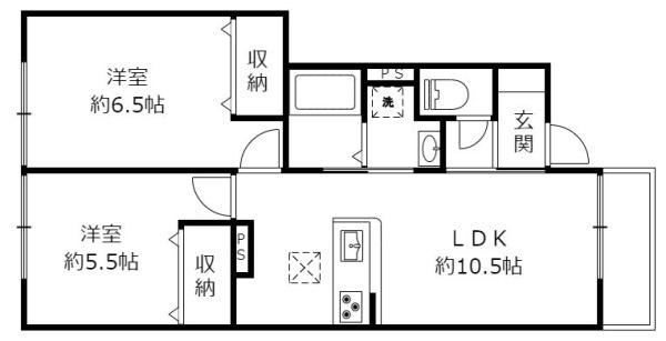 ドミールＫ　守山市勝部5丁目