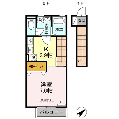 セジュールH・A　2（野洲市市三宅）