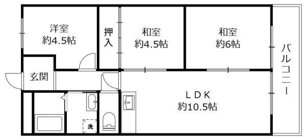 ベルエーヌ野洲（野洲市行畑2丁目）