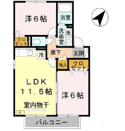 アルカディア　Ｄ棟　栗東市高野
