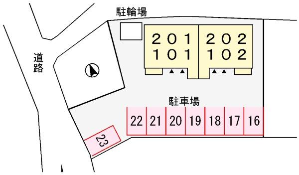 サンライズ　フジ　Ｃ棟　（野洲市小篠原）