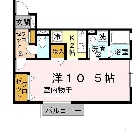 ベルコート木ノ座　１Ｒ　野洲市野洲