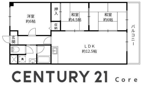 サンクリエート 市三宅(間取り)