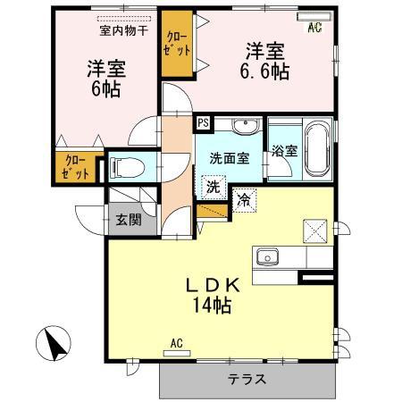 グランシャリオ 守山市播磨田町(間取り)