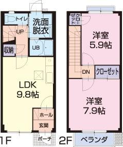 ブランシェ1056　テラスハウス