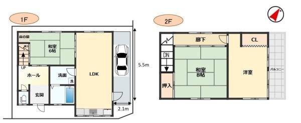 久野部貸家