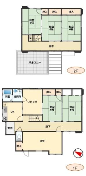 野洲市行畑Ｈ様邸貸家
