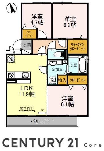 セジュール　ヨーコン　野洲市小篠原