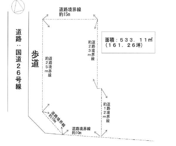 鳳西町　貸土地