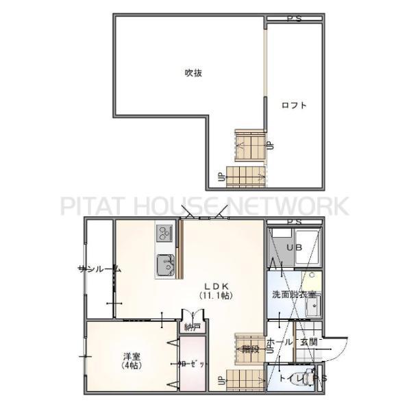 宇部市開５丁目のアパート