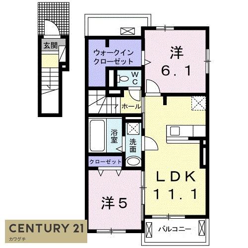 宇部市寺の前町のアパート