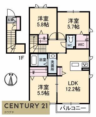 宇部市大字妻崎開作のアパート