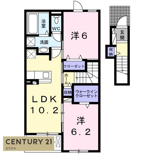 宇部市大字東岐波のアパート