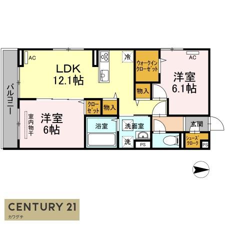 ブランネージュ中川A棟