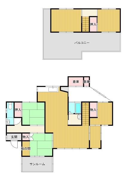 宇部市大字東岐波の貸家