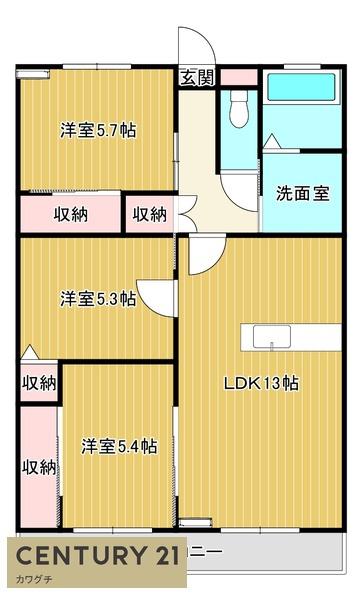 山陽小野田市中川６丁目のアパート