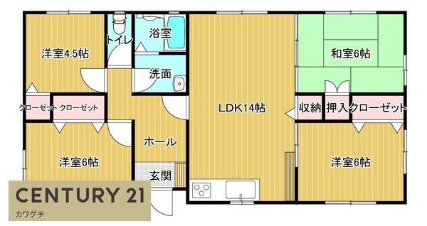 西宇部北5丁目貸家