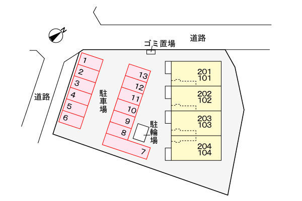 ベルヴィー寺の前