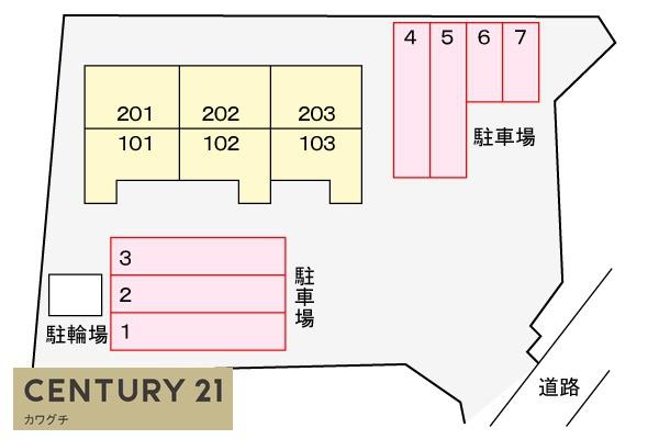 宇部市厚南中央１丁目のアパート