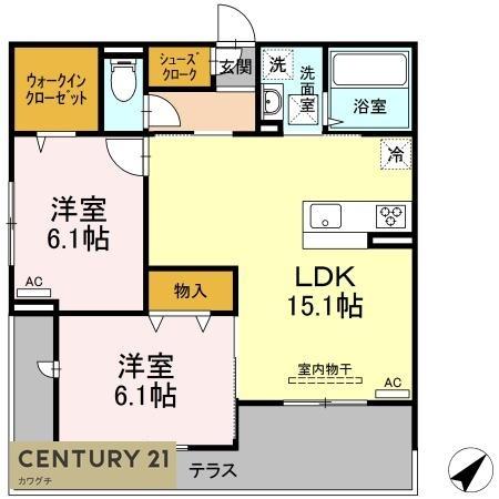 クレストヒルズA棟