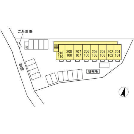 ボニータ理科大(現地案内図)