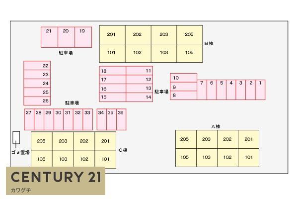 リバーサイドサワナミC(現地案内図)