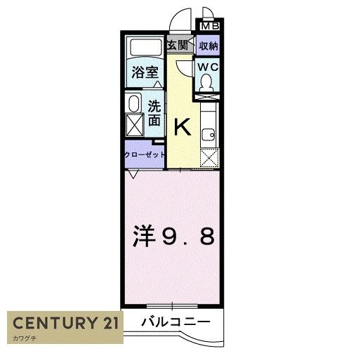 アッソレート・ポストⅡ(間取り)