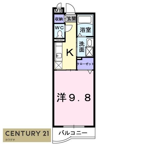 アッソレート・ポストⅡ(間取り)