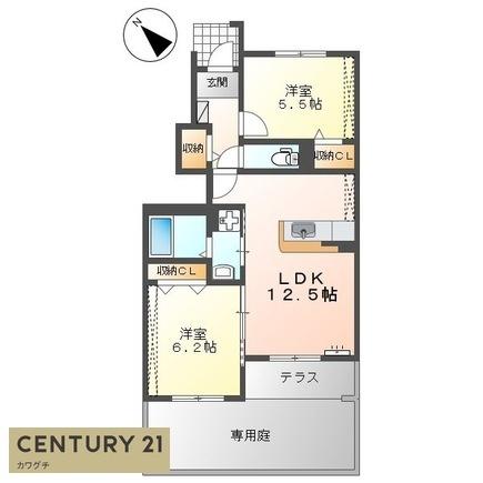 ハイツ江昭 C棟(間取り)