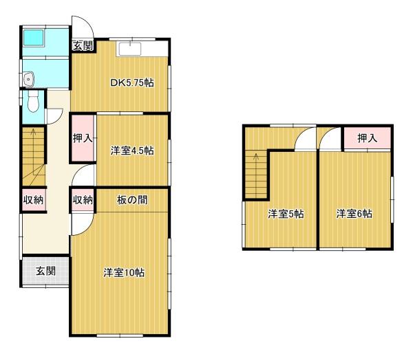 明治町貸家(間取り)