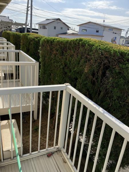 ハイツ西田(バルコニー)