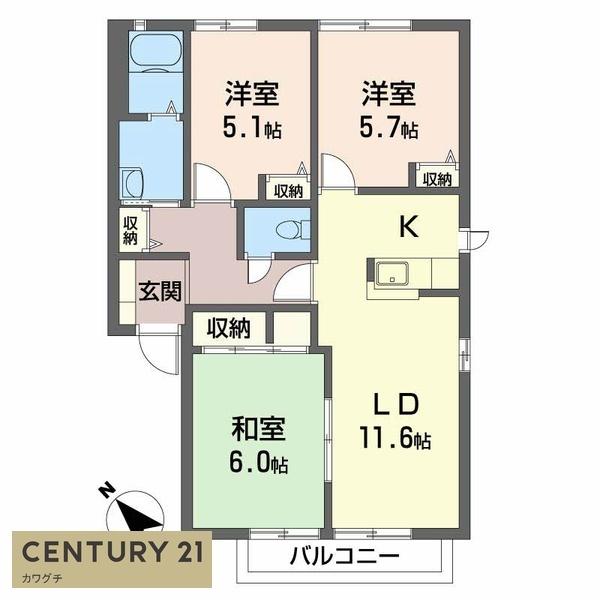 ベルハイツ(間取り)