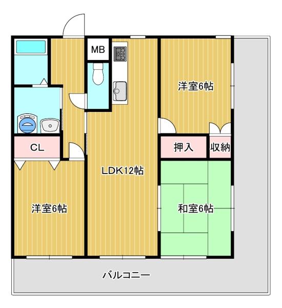 グレイスフォート岬(間取り)