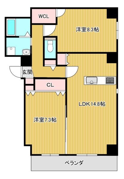 宇部市西小串４丁目のアパート
