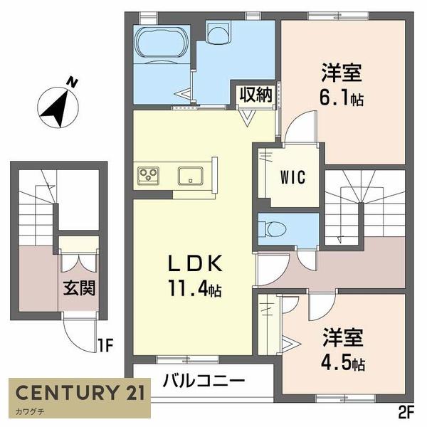 シャーメゾン中野開作B棟