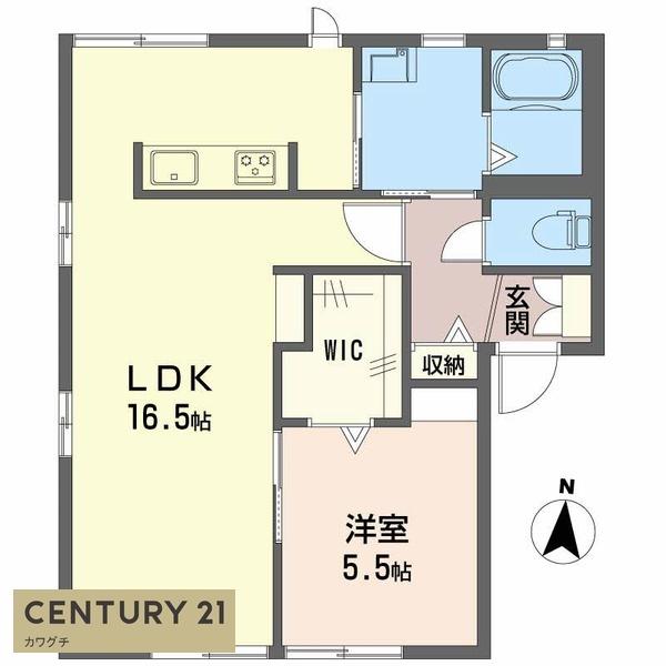 アンソレイエ21　Ａ棟
