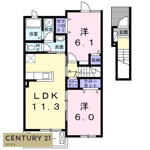 宇部市西平原４丁目のアパート