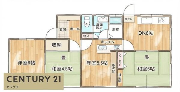 西宇部北６丁目貸家