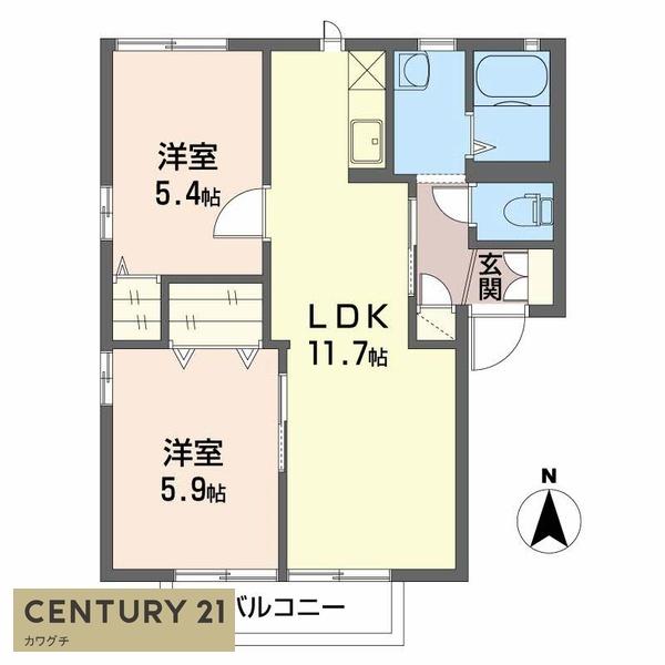 アンソレイエ21　Ａ棟
