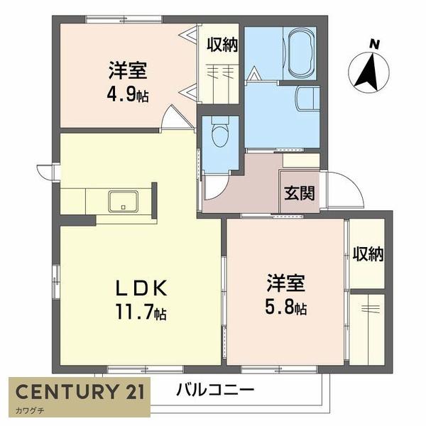 シャーメゾンふじⅠ棟