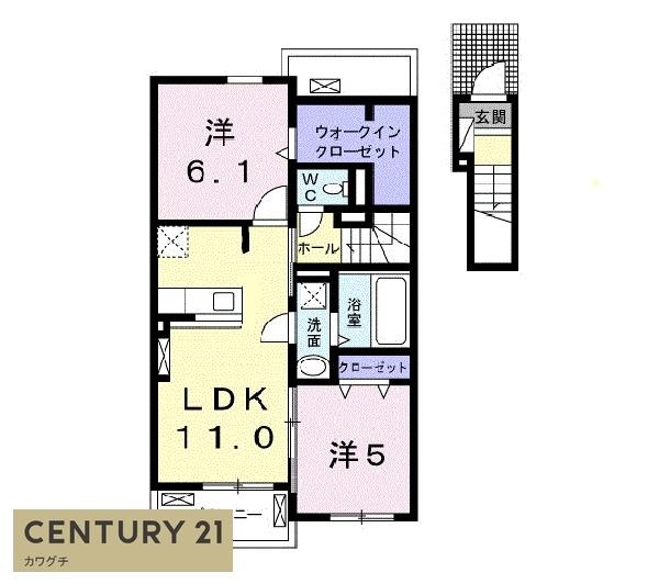 宇部市開１丁目のアパート