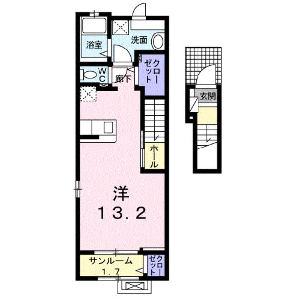 山陽小野田市中川５丁目のアパート