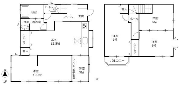 栃木市大塚町　戸建て