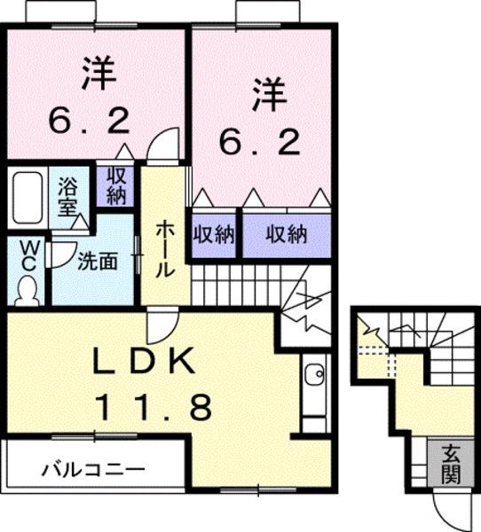 綾部市寺町のアパート