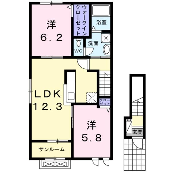福知山市桔梗が丘１丁目のアパート