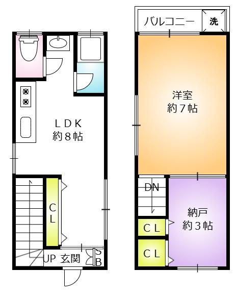 野崎通２丁目貸家