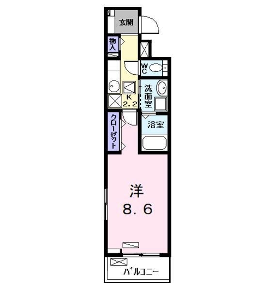 名古屋市中村区上石川町3丁目のアパート(間取り)