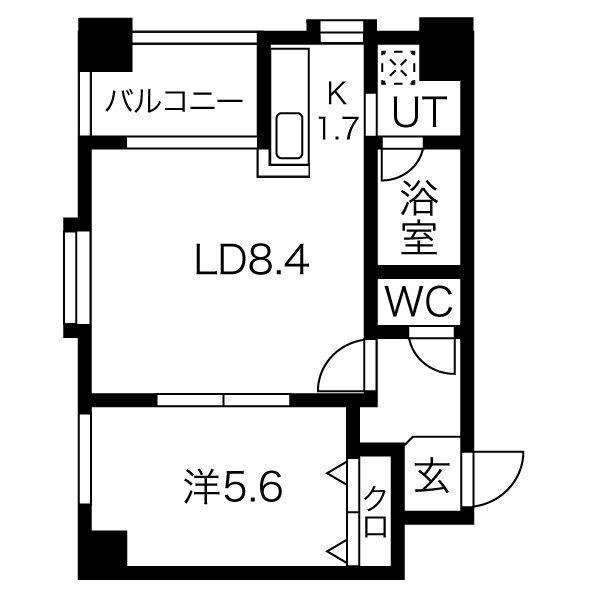 札幌市中央区南三条西８丁目のマンション