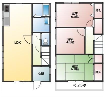 東久保町３９－２４貸家